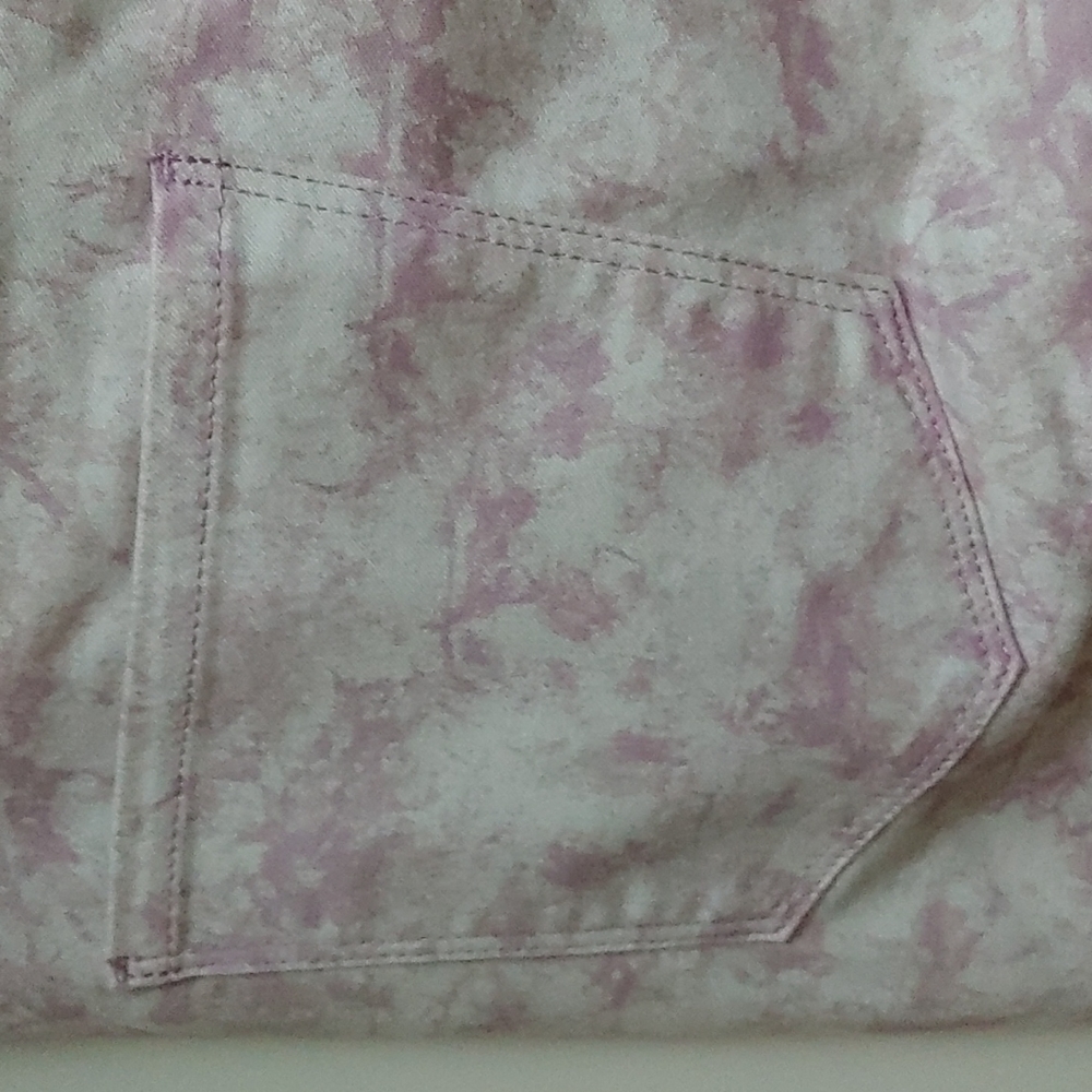Design lab stretchy light purple and white pants 28 - Picture 8 of 12